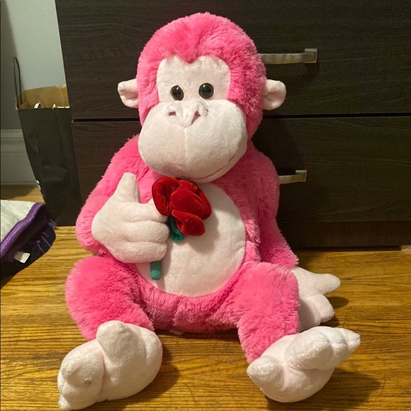 Other - Pink Plush Monkey Toy